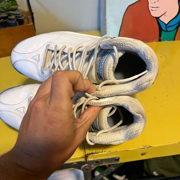 Nike Air Jordan Jumpman Team 1 White University Blue UNC CV8926-107 Sz 8 - Picture 9 of 10